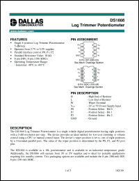 datasheet for DS1866 by Dallas Semiconductor
