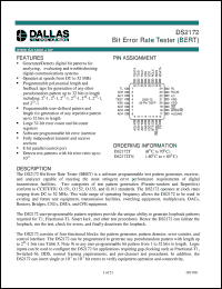 datasheet for DS2172T by Dallas Semiconductor