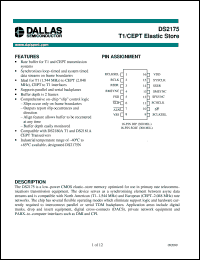 datasheet for DS2175 by Dallas Semiconductor