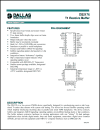 datasheet for DS2176N by Dallas Semiconductor