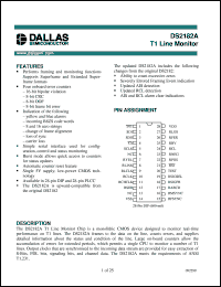 datasheet for DS2182AQ by Dallas Semiconductor