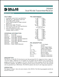 datasheet for DS232A by Dallas Semiconductor