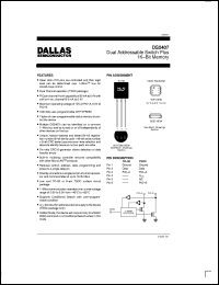 datasheet for DS2407 by Dallas Semiconductor