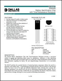 datasheet for DS2435 by Dallas Semiconductor