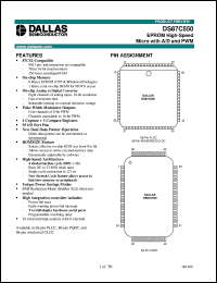 datasheet for DS877C550-QCL by Dallas Semiconductor