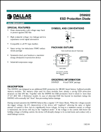 datasheet for DS9502P by Dallas Semiconductor