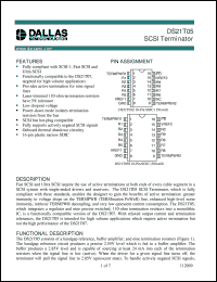 datasheet for DS21T05Z by Dallas Semiconductor