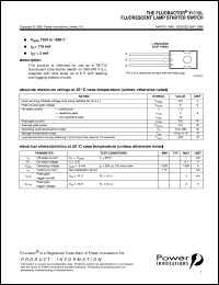 datasheet for Y1112L by Power Innovations