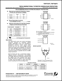 datasheet for TISP7072F3DR by Power Innovations