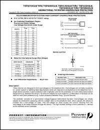 datasheet for TISP4095H3LM by Power Innovations