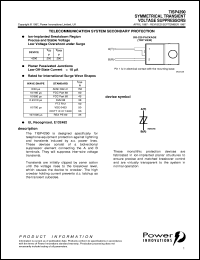 datasheet for TISP4290 by Power Innovations