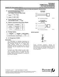 datasheet for TISP4290LP by Power Innovations