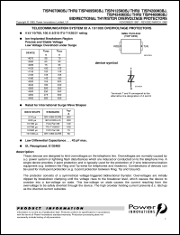 datasheet for TISP4200M3BJ by Power Innovations