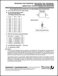 datasheet for TISP4265H3BJ by Power Innovations