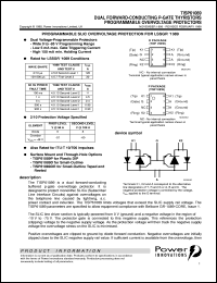 datasheet for TISP61089D by Power Innovations