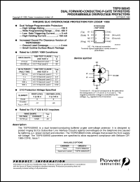 datasheet for TISP61089ASD by Power Innovations