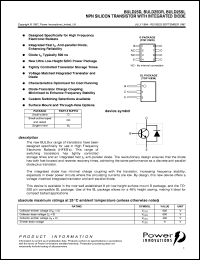 datasheet for BULD25 by Power Innovations