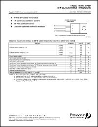 datasheet for TIP29D by Power Innovations