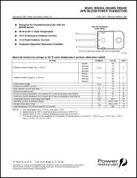 datasheet for BD245 by Power Innovations