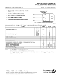 datasheet for BD745 by Power Innovations