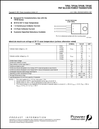 datasheet for TIP30 by Power Innovations