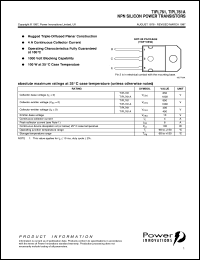 datasheet for TIPL761 by Power Innovations