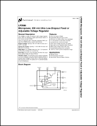 datasheet for LP2986IM-5.0 by 