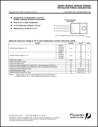 datasheet for BDW94 by Power Innovations