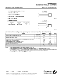 datasheet for TICP106D by Power Innovations