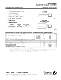 datasheet for TICP107D by Power Innovations